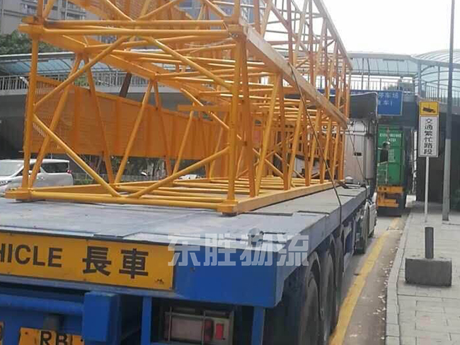 大型鋼材出口專線，建筑材料運輸至香港，超重鋼材香港物流往返運輸案例：